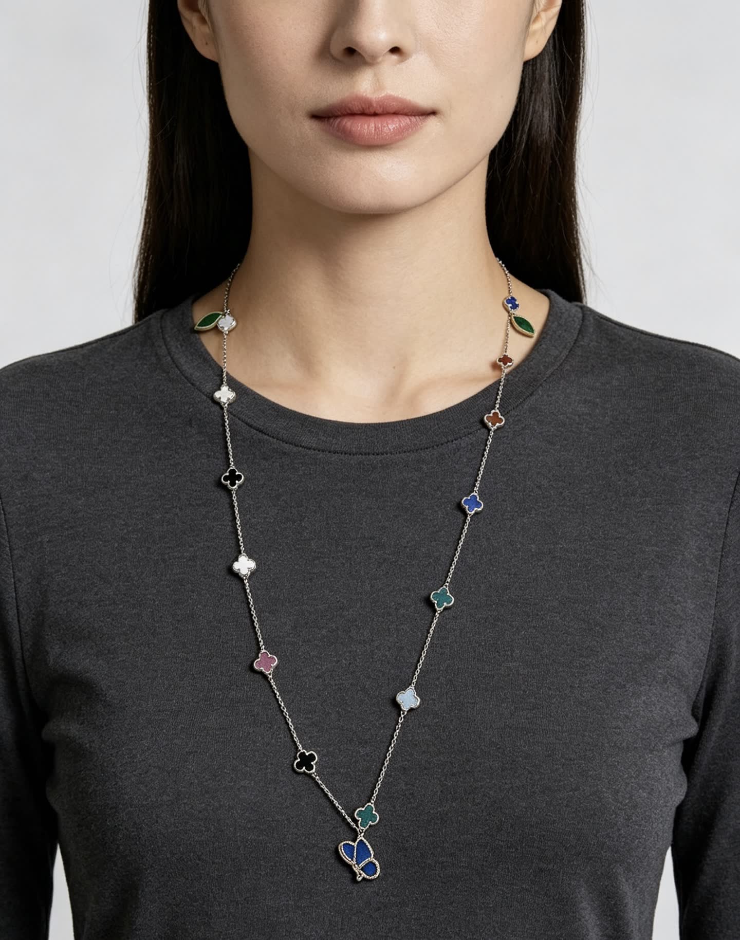 Van Cleef & Arpels Alhambra Butterfly Necklace